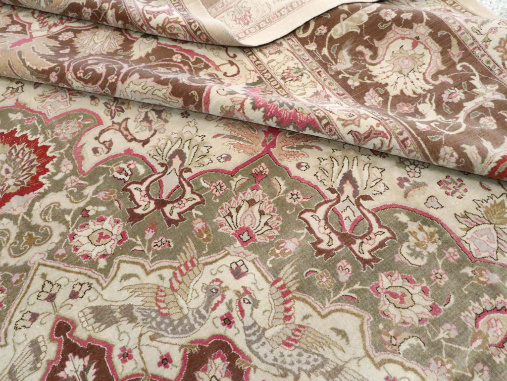 Antique Persian Tabriz Carpet, No.13660 - Gss