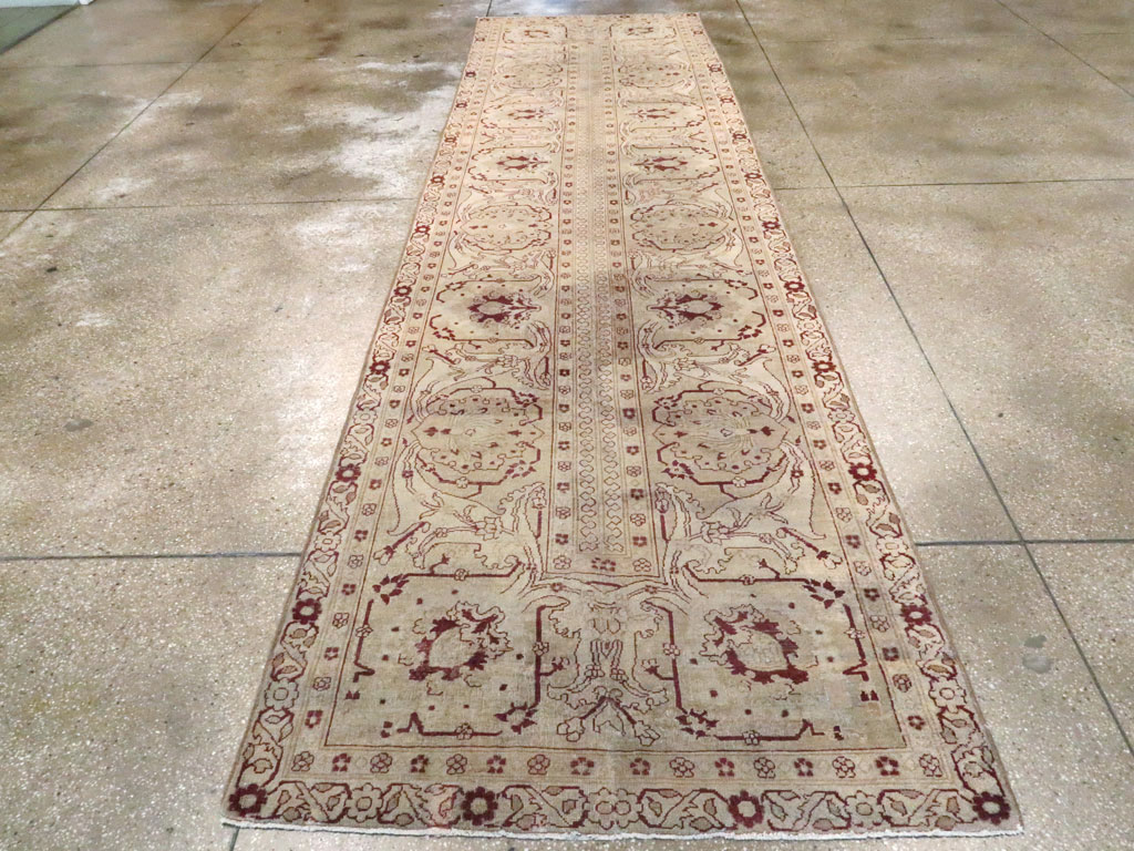 Antique Indian Amritsar Wide Gallery Runner, No.13673 - Gss