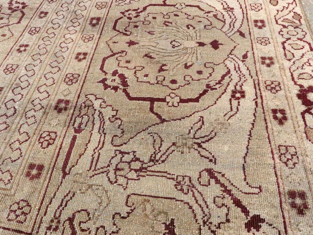 Antique Indian Amritsar Wide Gallery Runner, No.13673 - Gss