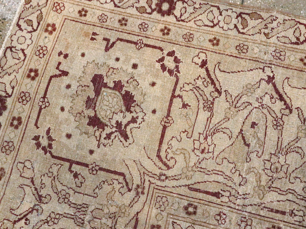 Antique Indian Amritsar Wide Gallery Runner, No.13673 - Gss