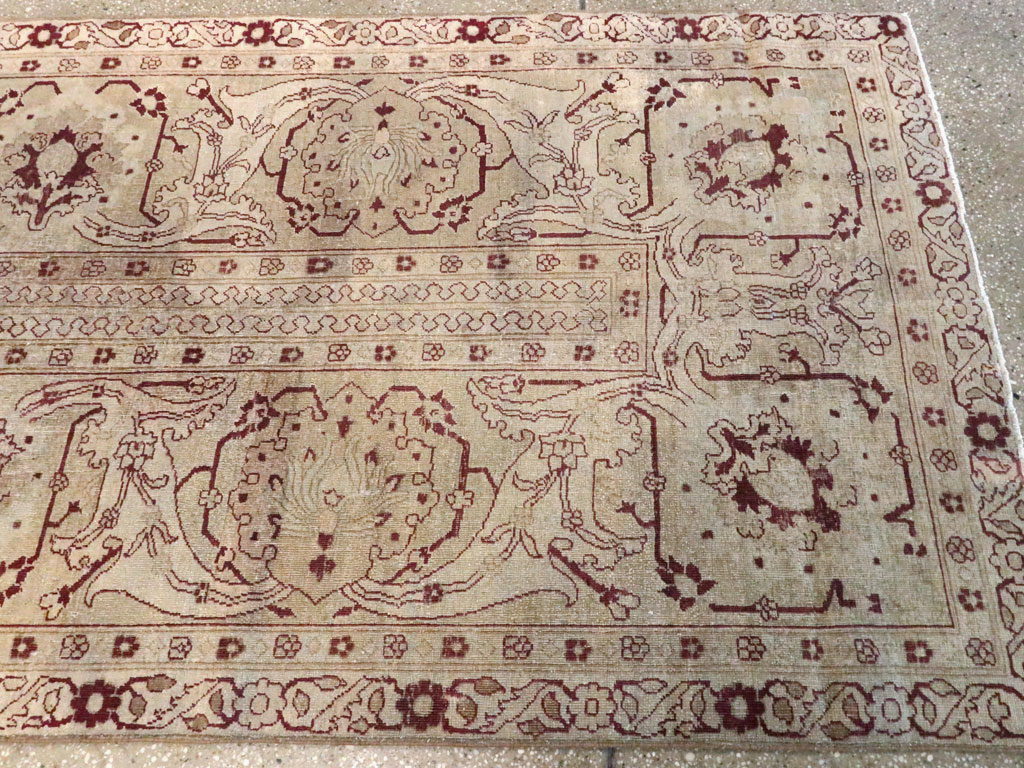 Antique Indian Amritsar Wide Gallery Runner, No.13673 - Gss