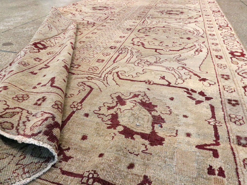 Antique Indian Amritsar Wide Gallery Runner, No.13673 - Gss