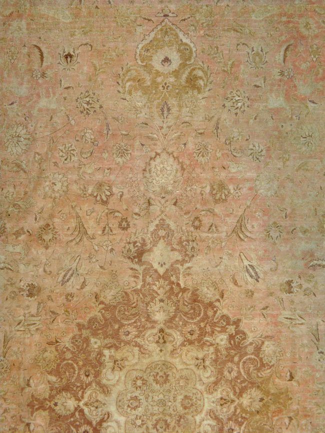Vintage Persian Tabriz Carpet, No.13693 - Gss