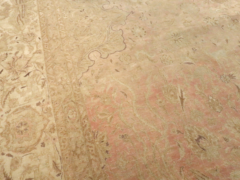 Vintage Persian Tabriz Carpet, No.13693 - Gss