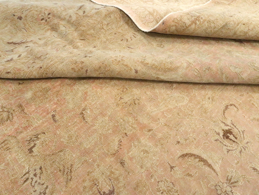 Vintage Persian Tabriz Carpet, No.13693 - Gss