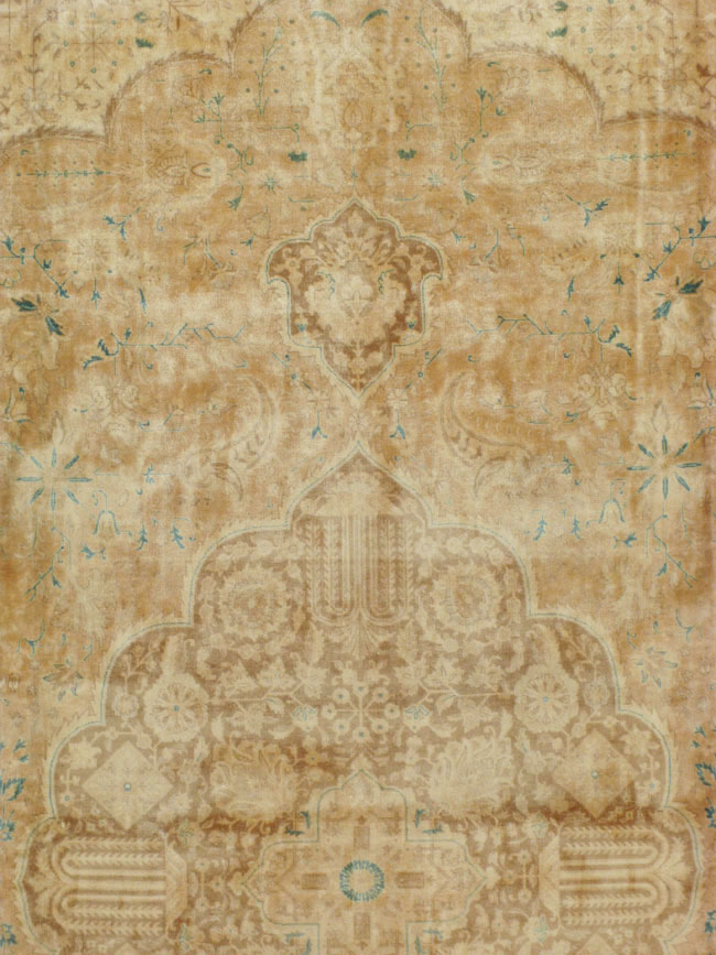 Vintage Persian Tabriz Carpet, No.13706 - Gss