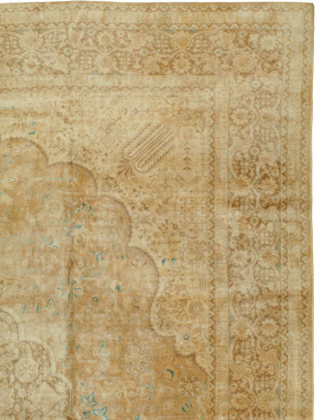 Vintage Persian Tabriz Carpet, No.13706 - Gss