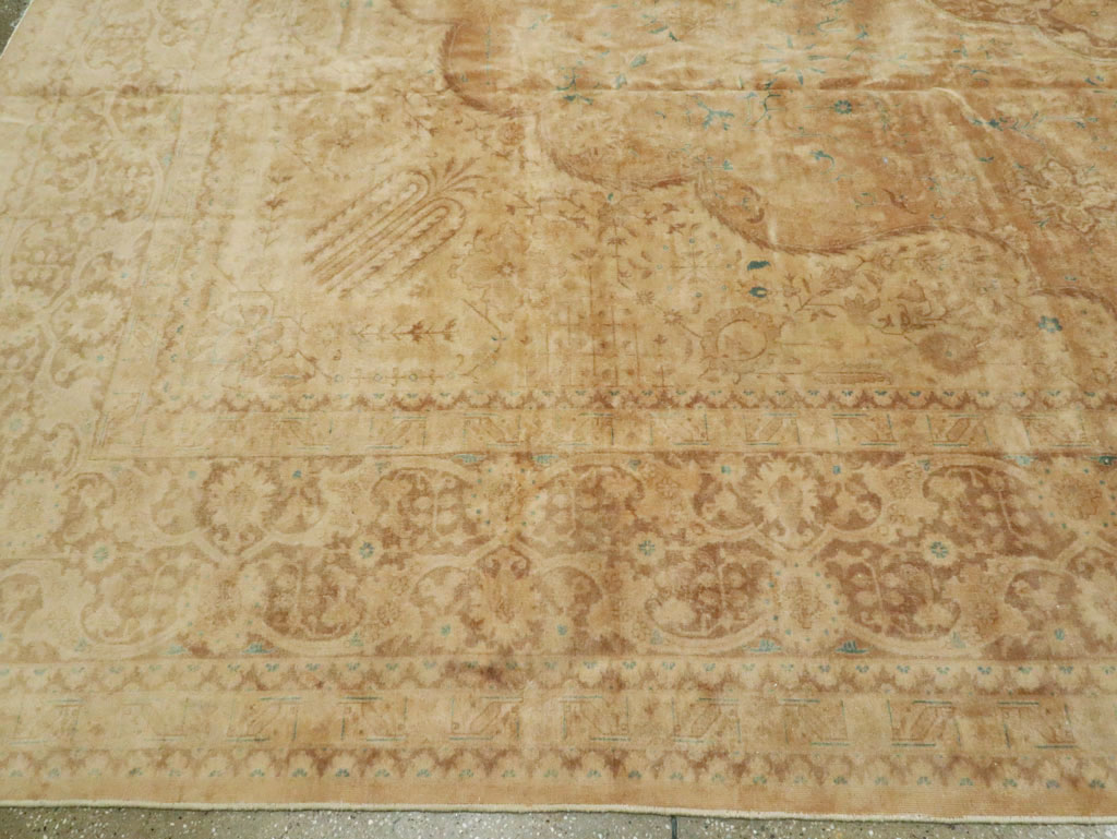 Vintage Persian Tabriz Carpet, No.13706 - Gss