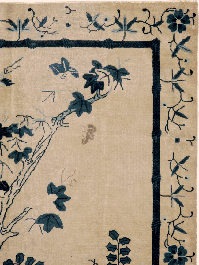 Antique Chinese Peking Wide Gallery Runner, No.13708 - Gss