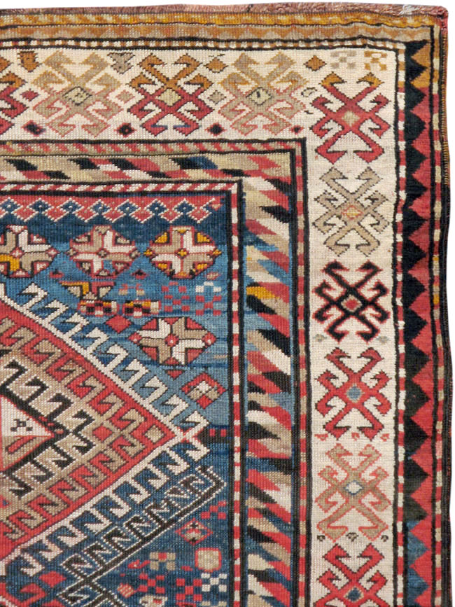 Antique Caucasian Kazak Rug, No.13717 - Gss