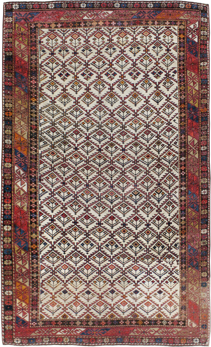 Antique Caucasian Shirvan Rug, No.13718 - Gss