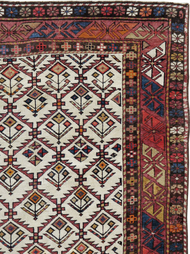Antique Caucasian Shirvan Rug, No.13718 - Gss