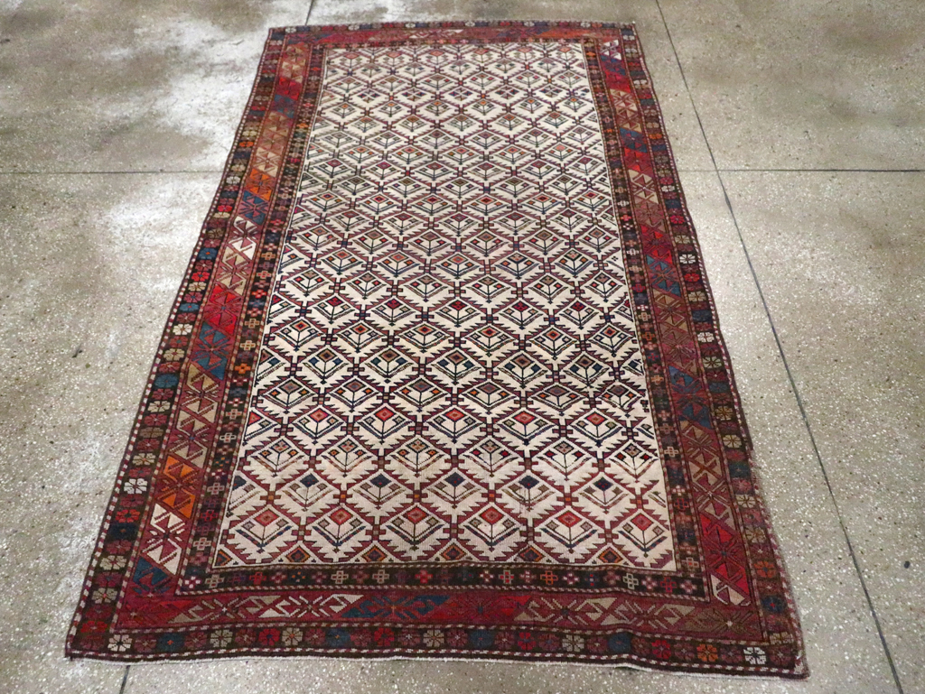 Antique Caucasian Shirvan Rug, No.13718 - Gss