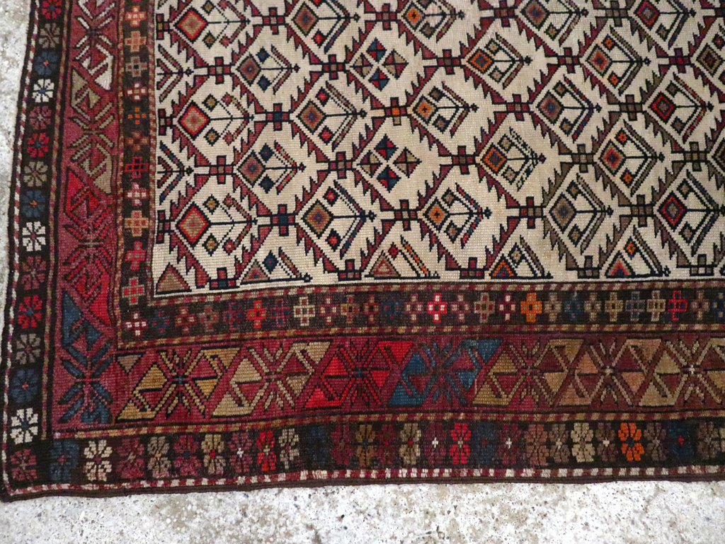 Antique Caucasian Shirvan Rug, No.13718 - Gss