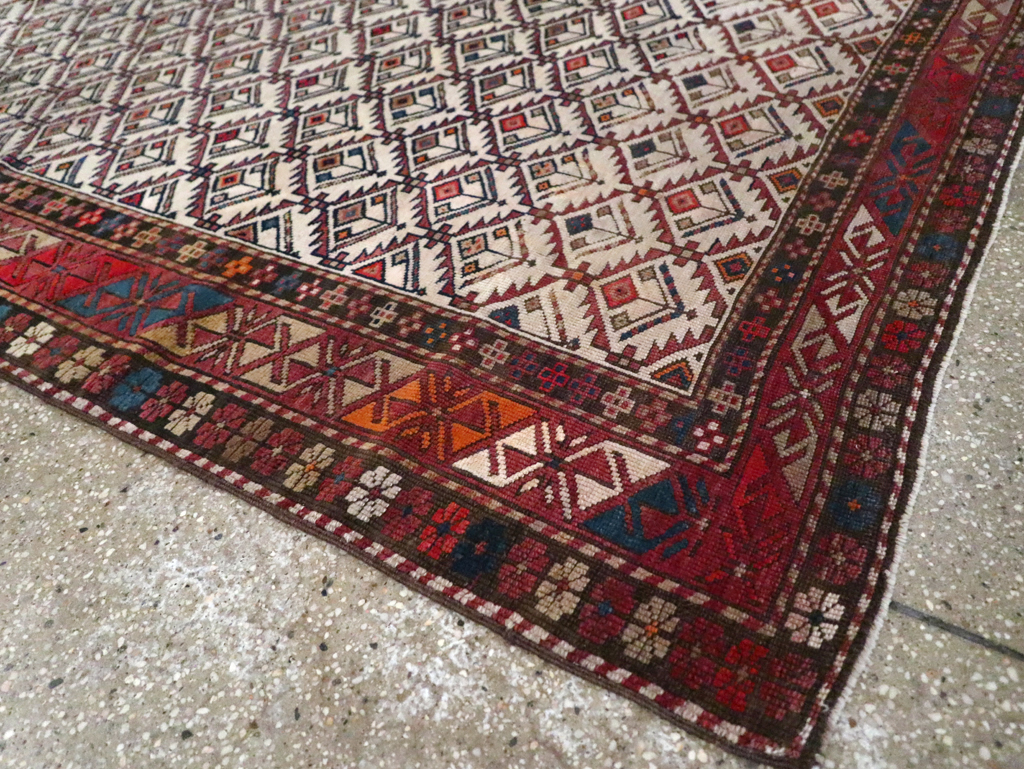 Antique Caucasian Shirvan Rug, No.13718 - Gss