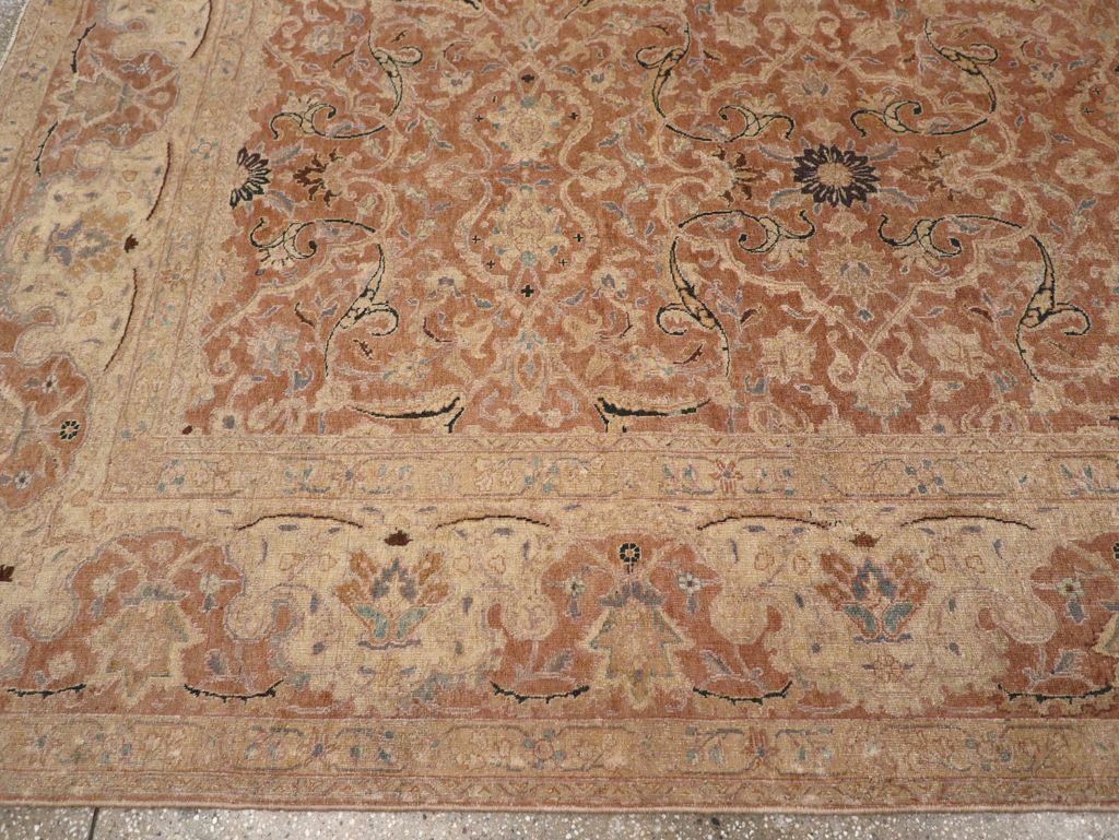 Antique Persian Tabriz Carpet, No.13724 - Gss