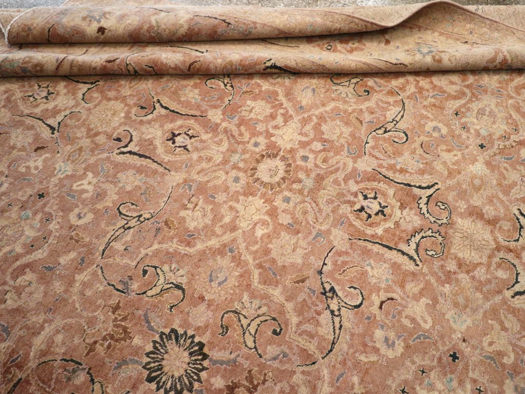 Antique Persian Tabriz Carpet, No.13724 - Gss