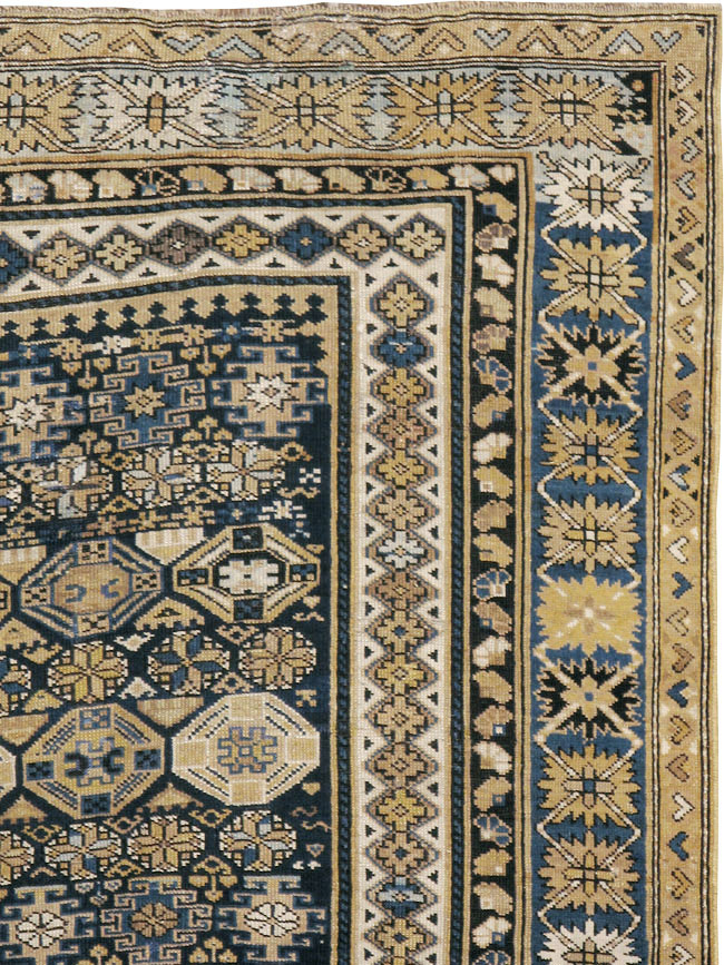 Antique Caucasian Kuba Rug, No.13743 - Gss