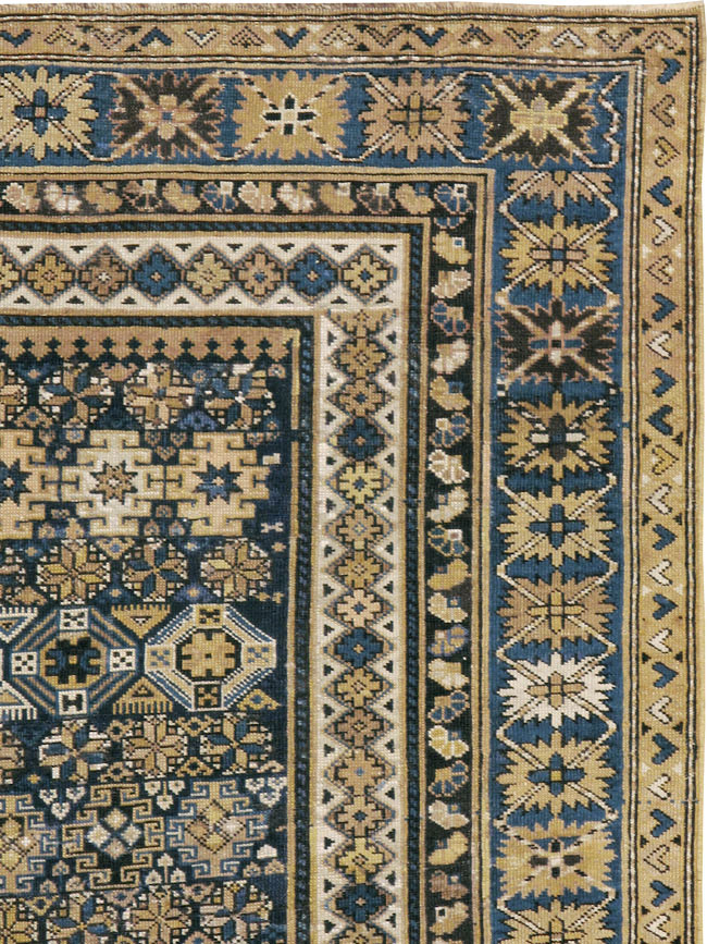 Antique Caucasian Kuba Rug, No.13743 - Gss