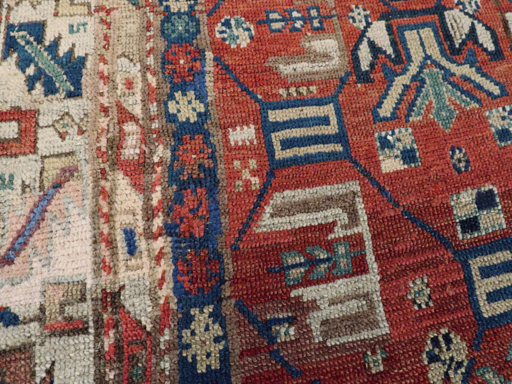 Antique Caucasian Kazak Rug, No.13745 - Gss