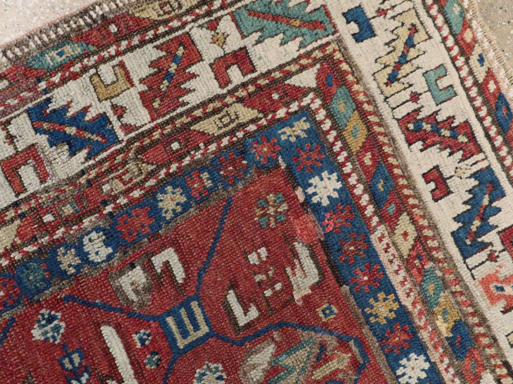 Antique Caucasian Kazak Rug, No.13745 - Gss