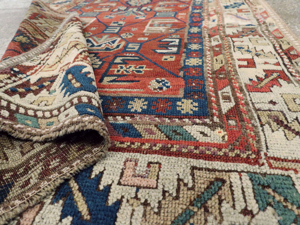 Antique Caucasian Kazak Rug, No.13745 - Gss