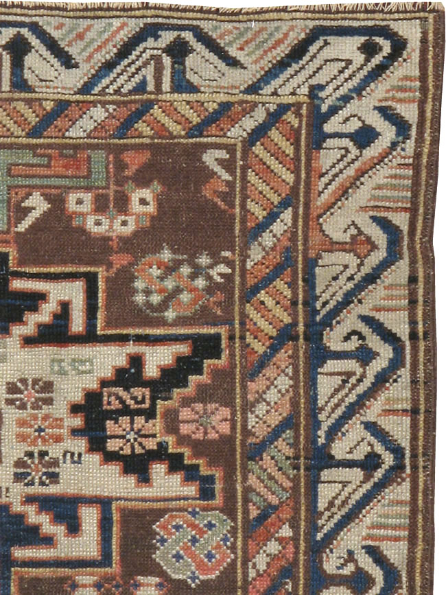 Antique  Caucasian Zeychur Kuba Rug, No.13762 - Gss