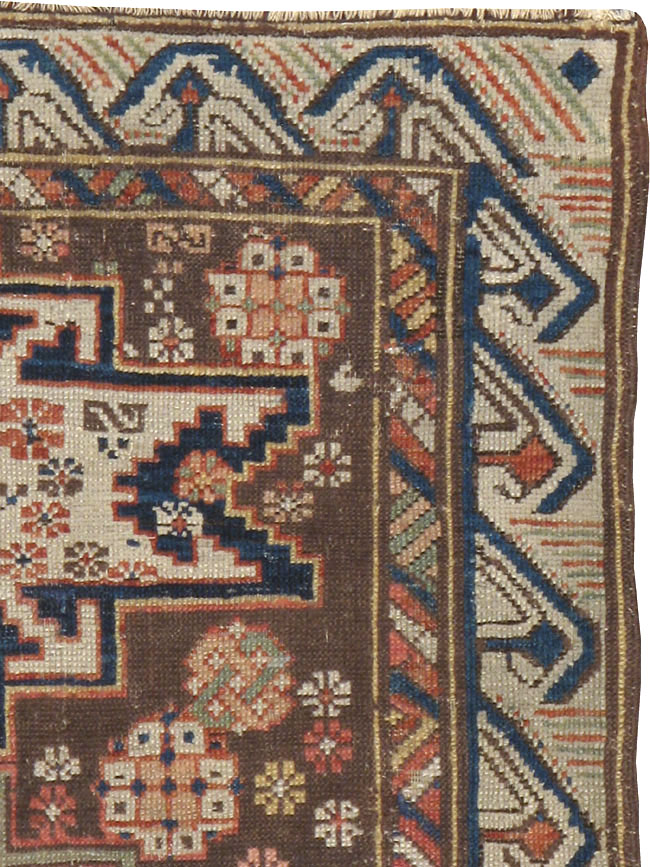 Antique  Caucasian Zeychur Kuba Rug, No.13762 - Gss