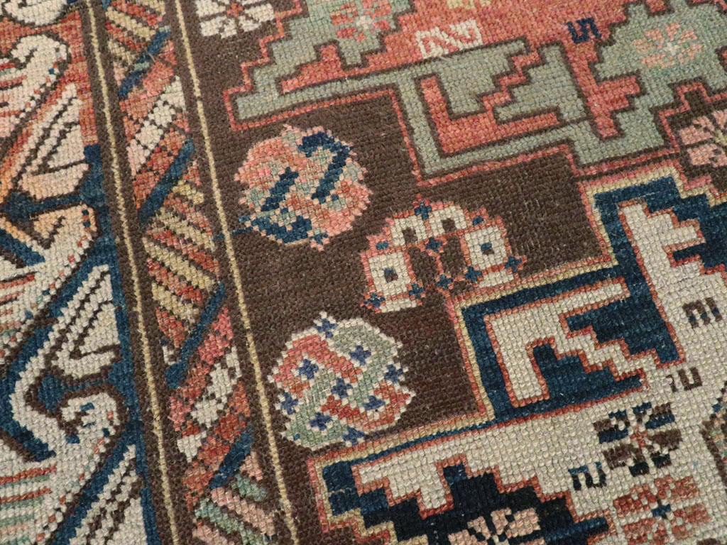 Antique  Caucasian Zeychur Kuba Rug, No.13762 - Gss