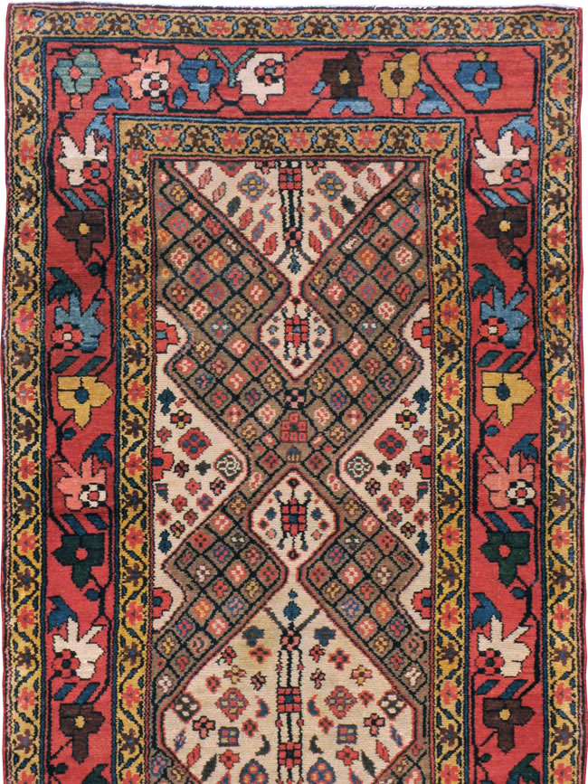 Antique Northwest Persian Runner, No.13770 - Gss