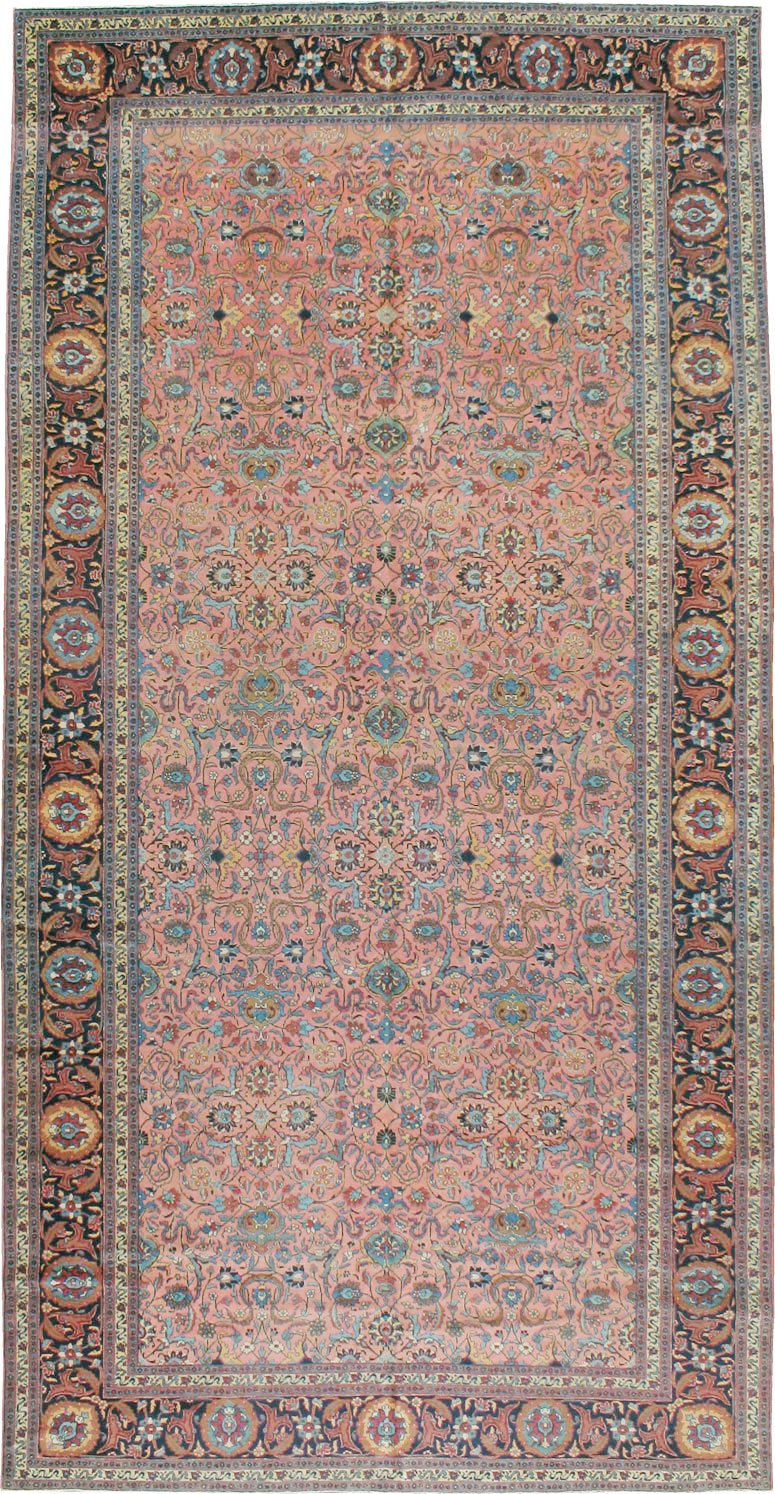 Antique Persian Tabriz Carpet, No.13788 - Gss