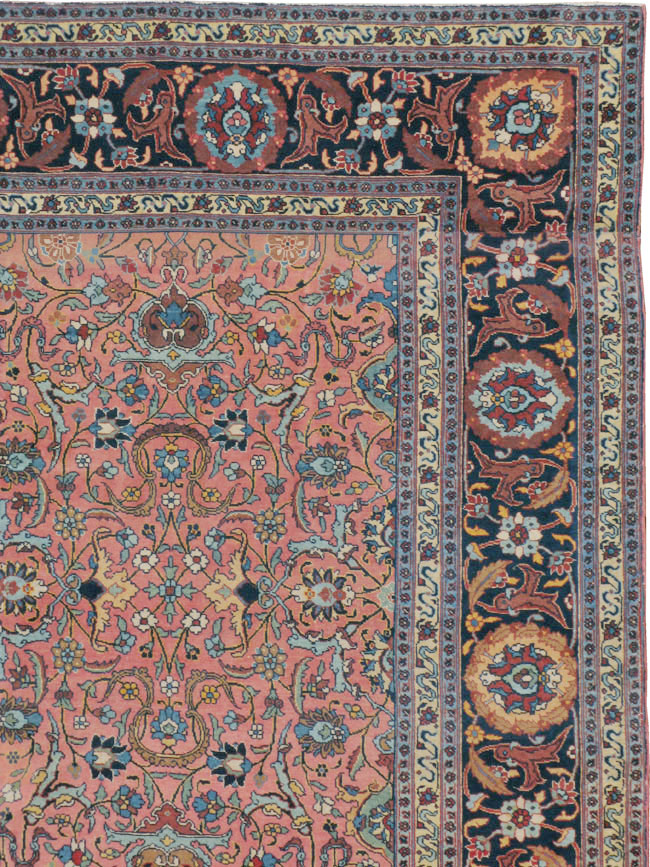 Antique Persian Tabriz Carpet, No.13788 - Gss