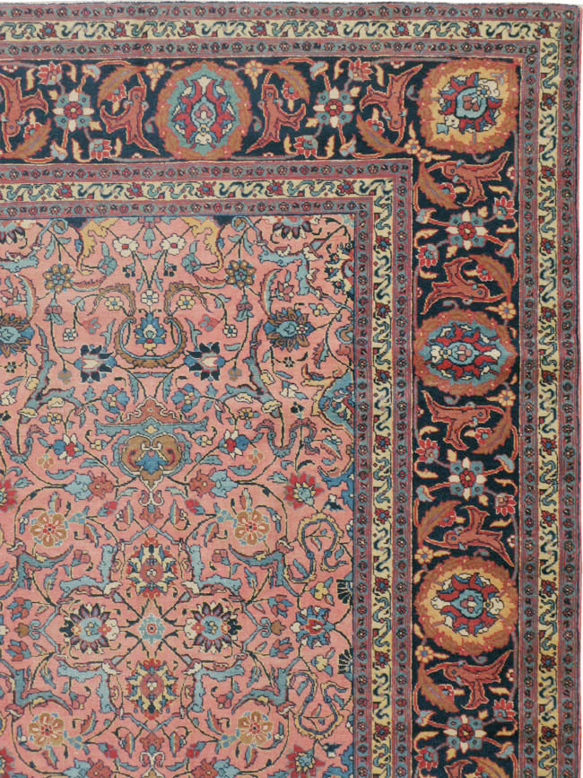 Antique Persian Tabriz Carpet, No.13788 - Gss