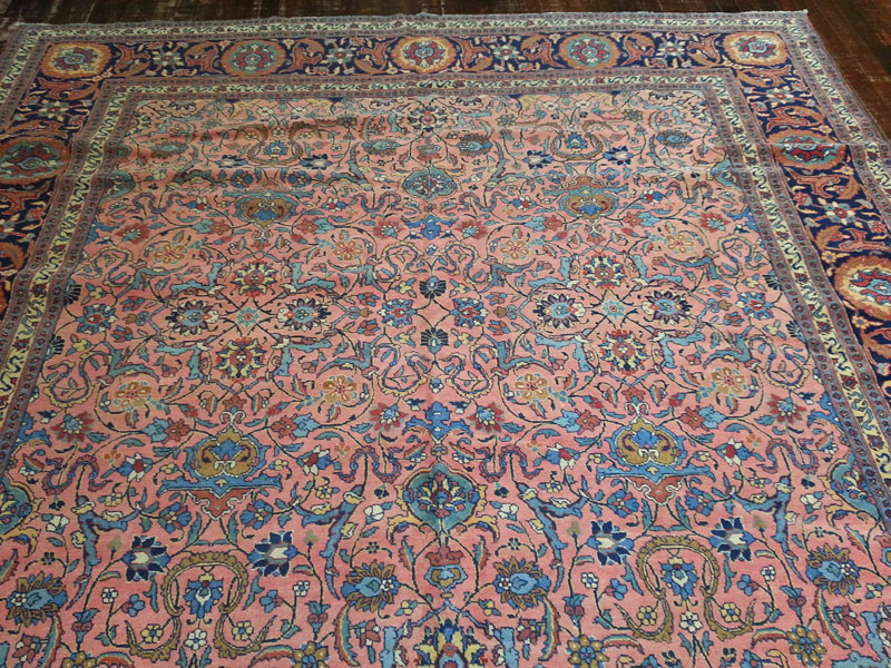 Antique Persian Tabriz Carpet, No.13788 - Gss