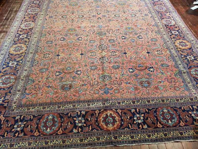 Antique Persian Tabriz Carpet, No.13788 - Gss