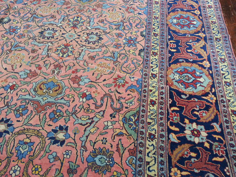 Antique Persian Tabriz Carpet, No.13788 - Gss