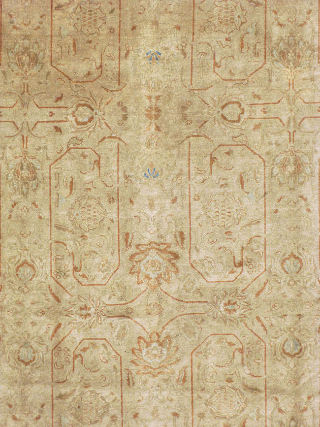Vintage Persian Tabriz Carpet, No.13806 - Gss