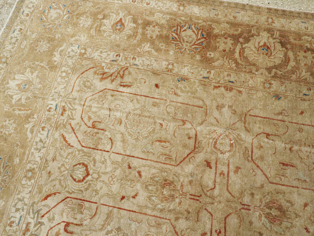 Vintage Persian Tabriz Carpet, No.13806 - Gss