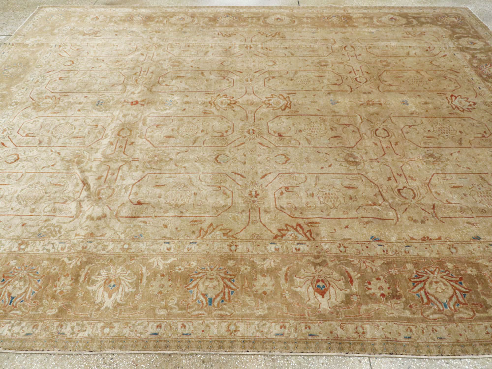 Vintage Persian Tabriz Carpet, No.13806 - Gss