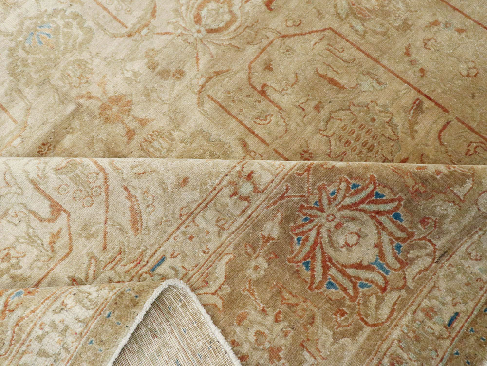 Vintage Persian Tabriz Carpet, No.13806 - Gss