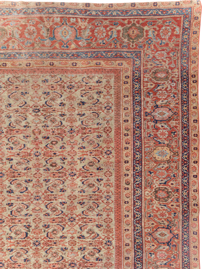 Antique Persian Mahal Room Size Carpet, No.13811 - Gss