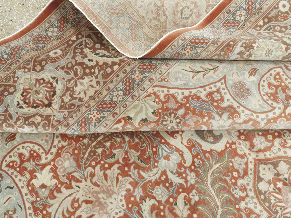 Vintage Persian Tabirz Carpet, No.13815 - Gss