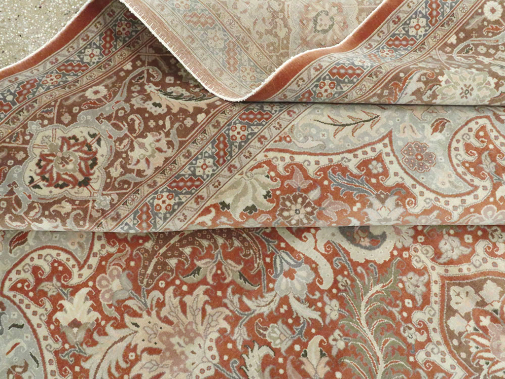 Vintage Persian Tabirz Carpet, No.13815 - Gss