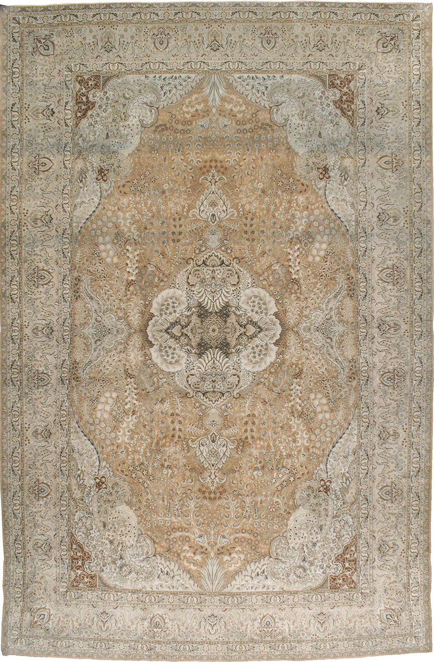 Vintage Tabriz Persian Carpet, No.13818 - Gss