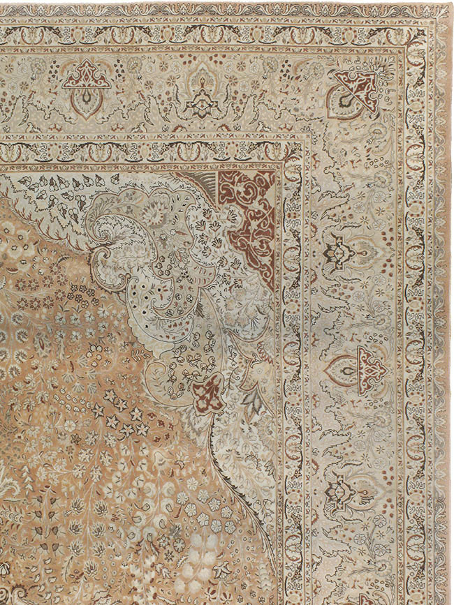 Vintage Tabriz Persian Carpet, No.13818 - Gss