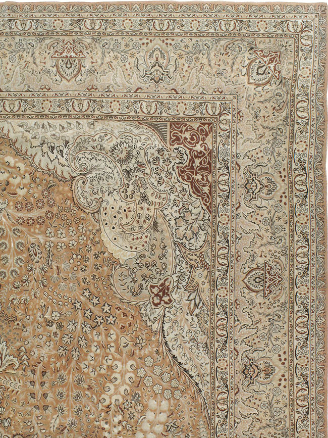 Vintage Tabriz Persian Carpet, No.13818 - Gss