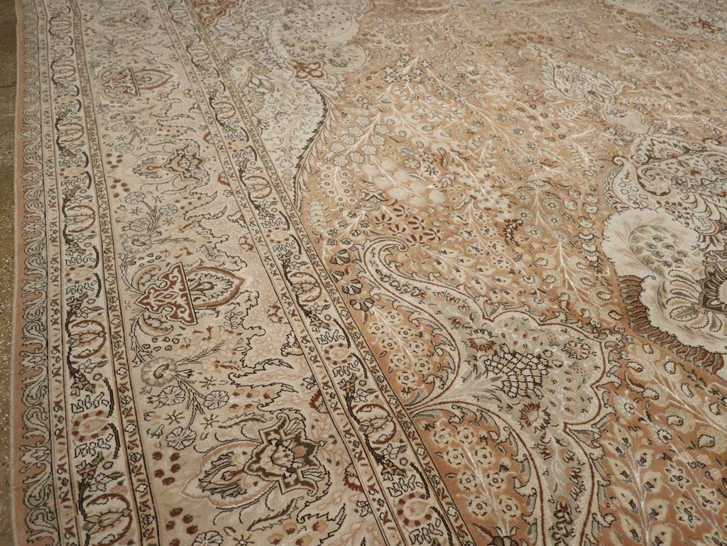 Vintage Tabriz Persian Carpet, No.13818 - Gss
