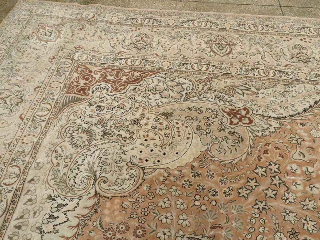 Vintage Tabriz Persian Carpet, No.13818 - Gss