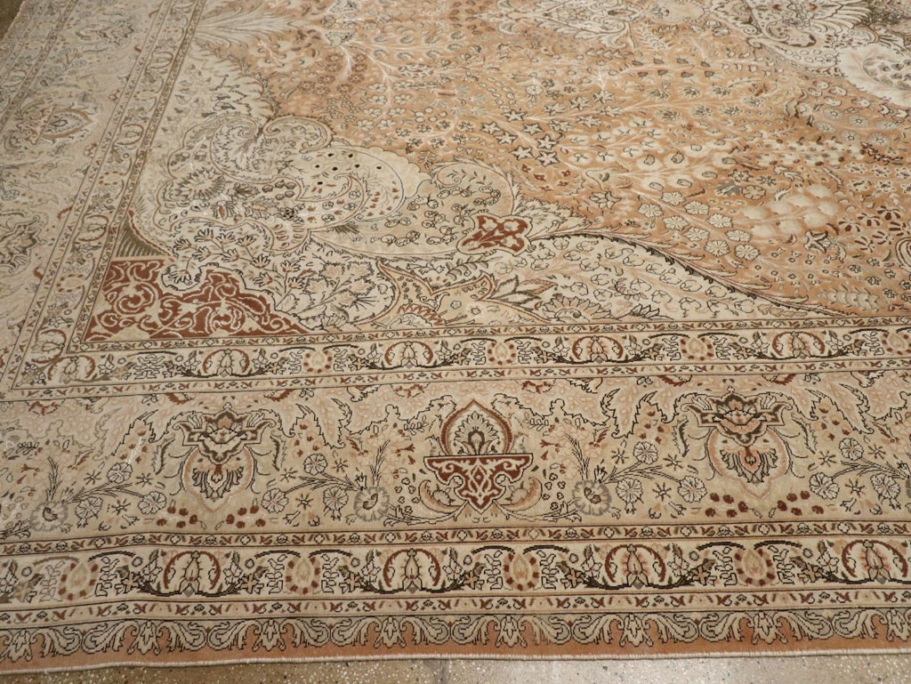 Vintage Tabriz Persian Carpet, No.13818 - Gss