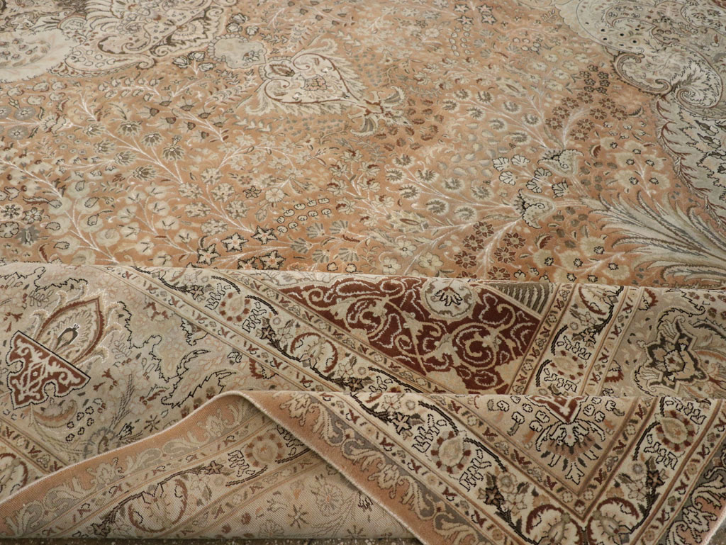Vintage Tabriz Persian Carpet, No.13818 - Gss